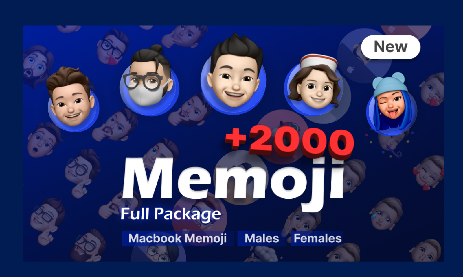 2000+ Memoji Full Pack